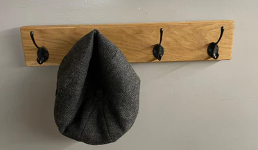 Solid Oak Coat Rack