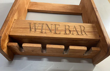 Solid Pine Home Gin Bar / Wine Bar